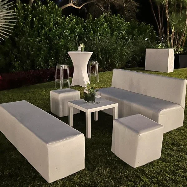 Rental product: Furniture combos rental - White Furniture